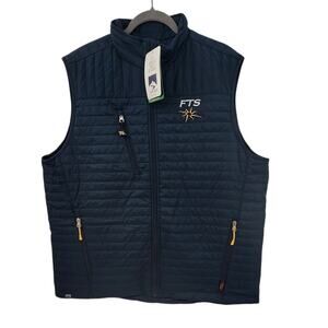 New‎ NWT Storm Creek Men's 3120 Vest Size XL Blue Navy Company Logo